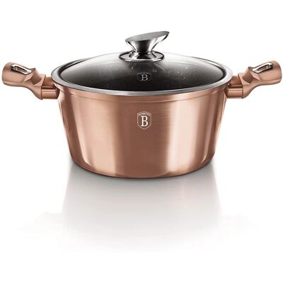 Berlinger Haus Rose Gold 24cm Dreifach-Granit-Kochgeschirr - Kochgeschirr-Set Berlinger Haus Rose Gold 24cm Dreifach-Granit-Kochgeschirr - Kochgeschirr-Set
