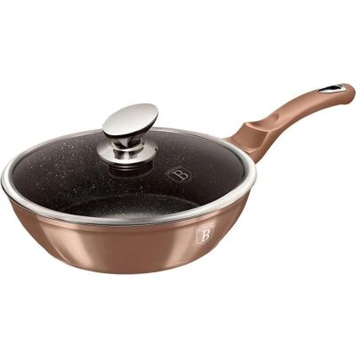 Berlinger Haus Rose Gold Metallic Line Tiefe Pfanne 24cm Berlinger Haus Rose Gold Metallic Line Tiefe Pfanne 24cm