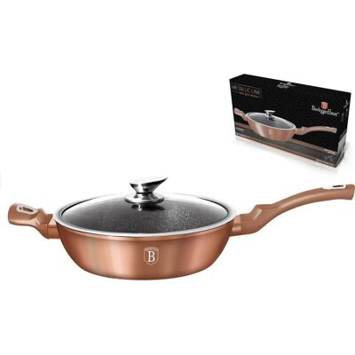 BerlingerHaus Tigaie adâncă 28cm Rosegold - Tigaie adâncă BerlingerHaus Tigaie adâncă 28cm Rosegold - Tigaie adâncă