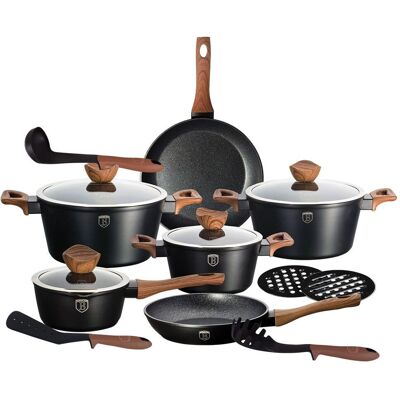Berlinger Haus Rosewood 15-teilige Kochgeschirr-Set - Forest Line Berlinger Haus Rosewood 15-teilige Kochgeschirr-Set - Forest Line