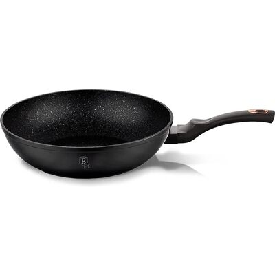 BerlingerHaus WOK FRYER GRANITE 28cm Schwarz - Wok Fryer BerlingerHaus WOK FRYER GRANITE 28cm Schwarz - Wok Fryer