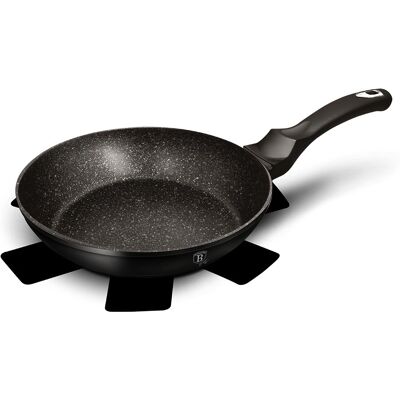 Poêle en granit Berlinger Haus 28 cm Noir Argent - Poêle - Publicité Poêle en granit Berlinger Haus 28 cm Noir Argent - Poêle - Publicité