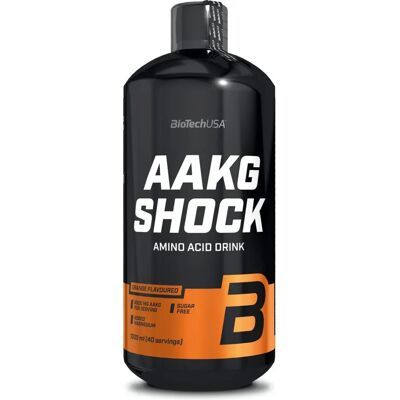 BioTechUSA AAKG Shock Extreme - Orange - 1000 ml - Sports Supplement BioTechUSA AAKG Shock Extreme - Orange - 1000 ml - Sports Supplement