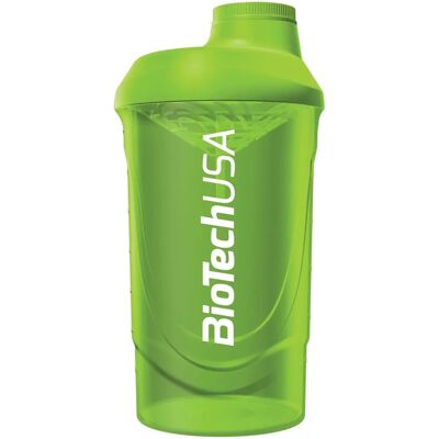 Biotech USA Wave 600ml - Shaker Vert - Bouteille Sportive - Publicité Biotech USA Wave 600ml - Shaker Vert - Bouteille Sportive - Publicité