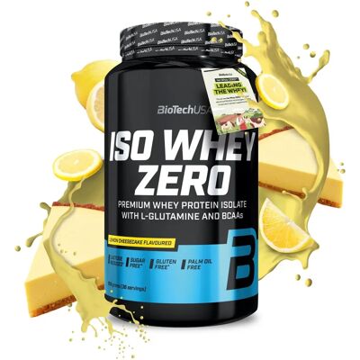 BioTechUSA Iso Whey Zero - Sernik Cytrynowy - 908g Odżywka Białkowa BioTechUSA Iso Whey Zero - Sernik Cytrynowy - 908g Odżywka Białkowa