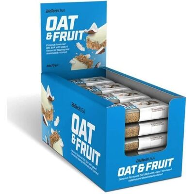 BioTechUSA Barre di Avena e Frutta - Yogurt Cocco - 20x70g BioTechUSA Barre di Avena e Frutta - Yogurt Cocco - 20x70g