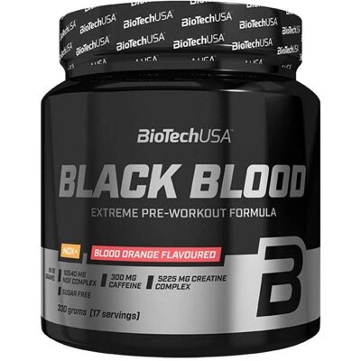 BioTech Black Blood NOX+ 330g Blood Orange - Pre-Workout Powder BioTech Black Blood NOX+ 330g Blood Orange - Pre-Workout Powder