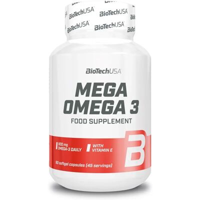 BioTechUSA Omega 3 - 90 softgels - Heart & Brain Support BioTechUSA Omega 3 - 90 softgels - Heart & Brain Support