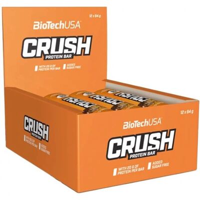 BioTechUSA Crush Bar - Chocolate Peanut Butter 12 x 64g BioTechUSA Crush Bar - Chocolate Peanut Butter 12 x 64g