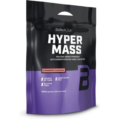 BioTechUSA Hyper Mass - Strawberry - 6800g Mass Gainer BioTechUSA Hyper Mass - Strawberry - 6800g Mass Gainer