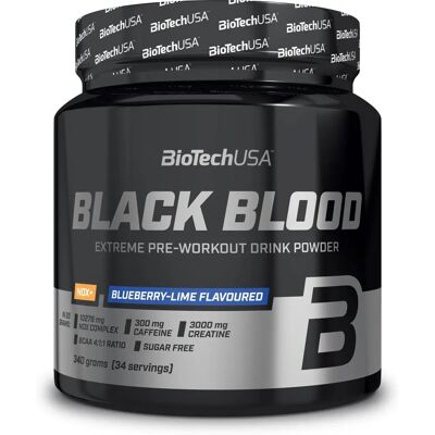 BioTech USA Black Blood Nox+ - Pre-entrenamiento - Arándanos/Naranja BioTech USA Black Blood Nox+ - Pre-entrenamiento - Arándanos/Naranja