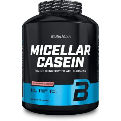 BioTechUSA Micellar Casein - Morango - Pó de Proteína BioTechUSA Micellar Casein - Morango - Pó de Proteína