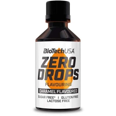 BioTechUSA Zero Drops - Caramel - 50 ml - Liquid Sweetener BioTechUSA Zero Drops - Caramel - 50 ml - Liquid Sweetener
