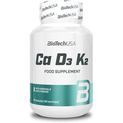 BioTechUSA Ca D3 K2 - Supporto osseo e dentale - 90 capsule BioTechUSA Ca D3 K2 - Supporto osseo e dentale - 90 capsule