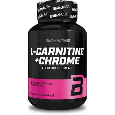 BioTechUSA L-Carnitin + Chrom, 60 Kapseln BioTechUSA L-Carnitin + Chrom, 60 Kapseln