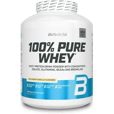 BioTechUSA 100% Proteina del siero - Vaniglia Bourbon - 2270g BioTechUSA 100% Proteina del siero - Vaniglia Bourbon - 2270g