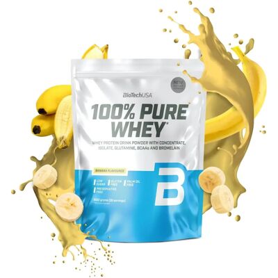 BioTechUSA 100% Czysty Serwatkowy Protein Banany 1000g - Suplement BioTechUSA 100% Czysty Serwatkowy Protein Banany 1000g - Suplement