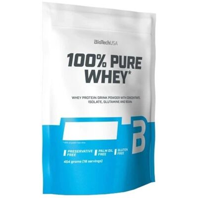 BioTechUSA 100% Pure Whey Chocolate - Proteína de soro 454g BioTechUSA 100% Pure Whey Chocolate - Proteína de soro 454g
