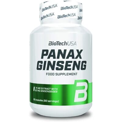 BioTechUSA Ginseng Panax - 60 capsule - Integratore alimentare BioTechUSA Ginseng Panax - 60 capsule - Integratore alimentare