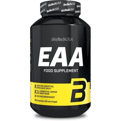 BiotechUSA EAA - 200 cápsulas - Suplemento alimentar - Recuperação muscular BiotechUSA EAA - 200 cápsulas - Suplemento alimentar - Recuperação muscular