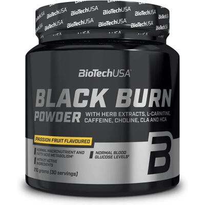 BioTechUSA Black Burn Pó - Fruta da Paixão - 210g - Suplemento Alimentar BioTechUSA Black Burn Pó - Fruta da Paixão - 210g - Suplemento Alimentar