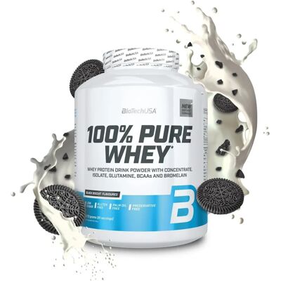BioTechUSA 100% Czysty Serwatkowy - Czarny Biscuit - 2270g - Białko serwatkowe BioTechUSA 100% Czysty Serwatkowy - Czarny Biscuit - 2270g - Białko serwatkowe