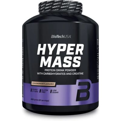 BioTechUSA Hyper Mass Cookies & Cream - 4000g Ganador de masa BioTechUSA Hyper Mass Cookies & Cream - 4000g Ganador de masa