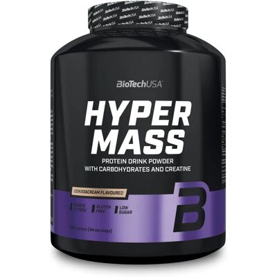 BioTechUSA Hyper Mass Cookies & Cream 2270g - Mass Gainer BioTechUSA Hyper Mass Cookies & Cream 2270g - Mass Gainer