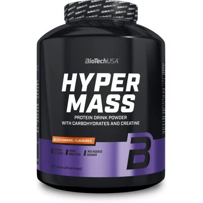 BioTechUSA Hyper Mass Salted Caramel 2270g - Mass Gainer BioTechUSA Hyper Mass Salted Caramel 2270g - Mass Gainer