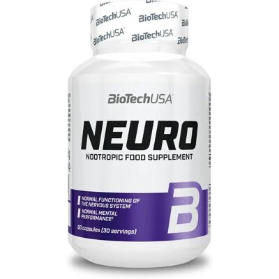 BioTechUSA Neuro - 60 Kapseln - Unterstützt Gehirn & Konzentration BioTechUSA Neuro - 60 Kapseln - Unterstützt Gehirn & Konzentration