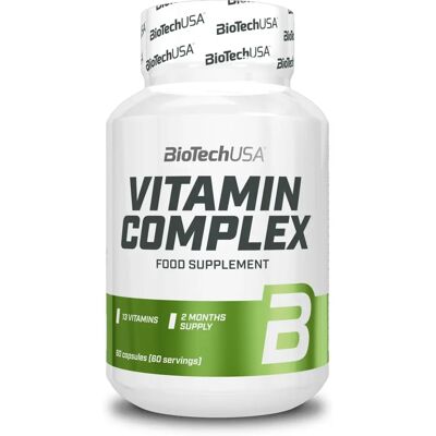 BioTechUSA Vitamin Complex - 60 cápsulas - Apoya inmunidad y energía BioTechUSA Vitamin Complex - 60 cápsulas - Apoya inmunidad y energía
