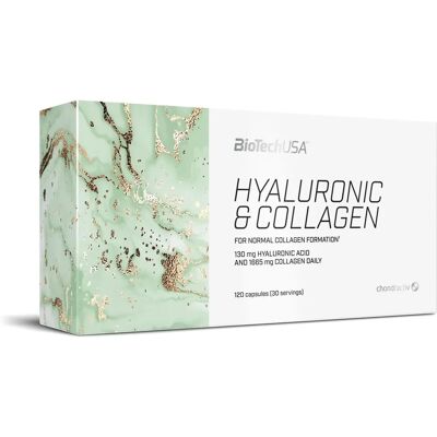 BioTechUSA Hyaluron & Kollagen - 120 Kapseln – Für Haut & Gelenke BioTechUSA Hyaluron & Kollagen - 120 Kapseln – Für Haut & Gelenke