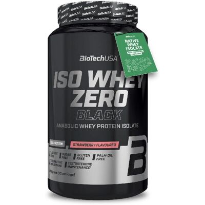 BiotechUSA Iso Whey Zero Black - Strawberry - Protein Powder BiotechUSA Iso Whey Zero Black - Strawberry - Protein Powder