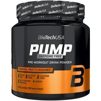 BioTechUSA Pump Caffeine Free Fruta Tropical - Suplemento pre-entrenamiento BioTechUSA Pump Caffeine Free Fruta Tropical - Suplemento pre-entrenamiento
