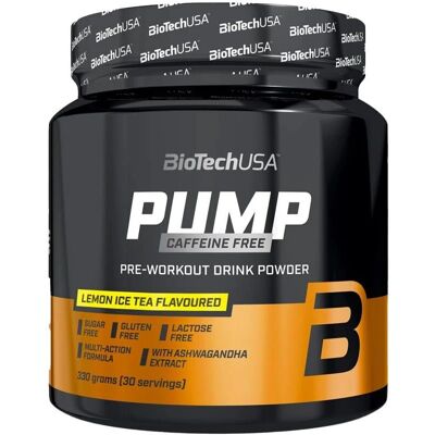 BioTechUSA Pump Té Helado de Limón Sin Cafeína - 330 g BioTechUSA Pump Té Helado de Limón Sin Cafeína - 330 g