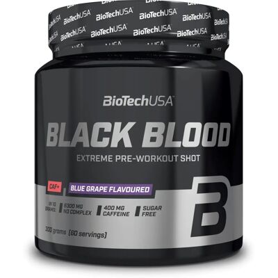BioTechUSA Black Blood CAF+ - Pré-Workout Raisin Bleu - Publicité BioTechUSA Black Blood CAF+ - Pré-Workout Raisin Bleu - Publicité