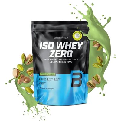 BioTech USA Iso Whey Zero - Pistache Poudre de Protéines - Publicité BioTech USA Iso Whey Zero - Pistache Poudre de Protéines - Publicité