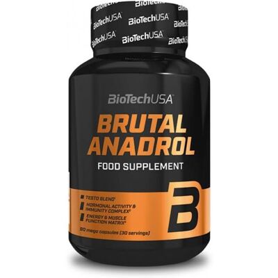 BiotechUSA Brutal Anadrol - Suplementos para Fitness - 90 Cápsulas BiotechUSA Brutal Anadrol - Suplementos para Fitness - 90 Cápsulas