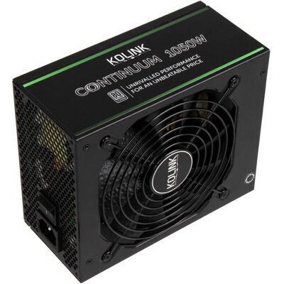Alimentatore Kolink Continuum 1050W - Alta efficienza, modulare, silenzioso Alimentatore Kolink Continuum 1050W - Alta efficienza, modulare, silenzioso