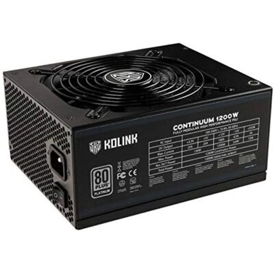 Alimentatore Kolink Continuum 1200W - Efficienza 80 Plus Platinum Alimentatore Kolink Continuum 1200W - Efficienza 80 Plus Platinum