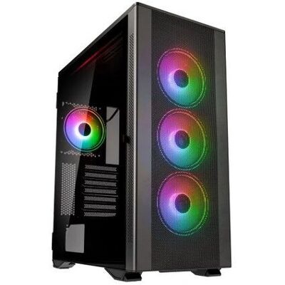 Boîtier Kolink Stronghold Prism Mid Tower - Gris Boîtier Kolink Stronghold Prism Mid Tower - Gris