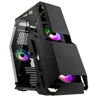 Kolink Big Chungus Shredded Midi Tower - Black - ATX Kolink Big Chungus Shredded Midi Tower - Black - ATX