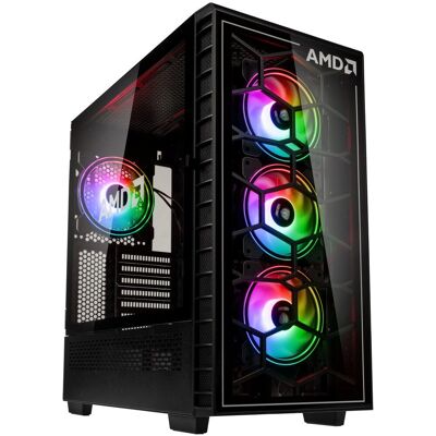 Kolink AMD SE ARGB Midi Tower Schwarz - PC-Gehäuse Kolink AMD SE ARGB Midi Tower Schwarz - PC-Gehäuse
