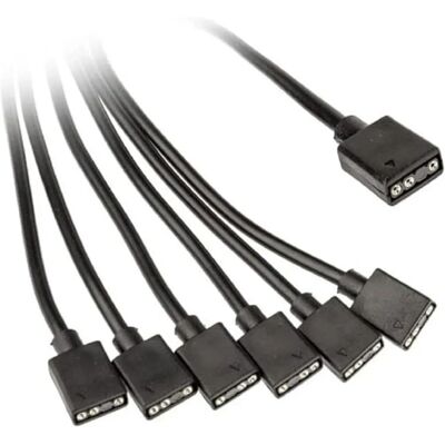 Kolink ARGB 1-6 Splitter Kabel - 30cm Kolink ARGB 1-6 Splitter Kabel - 30cm