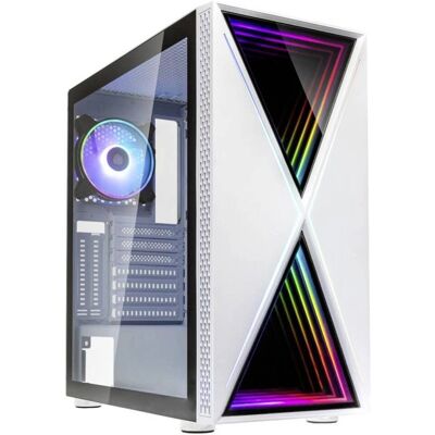 Kolink Weiß ARGB Midi-Tower PC-Gehäuse - Unterstützt E-ATX, Tempered Glass Kolink Weiß ARGB Midi-Tower PC-Gehäuse - Unterstützt E-ATX, Tempered Glass