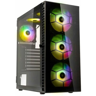 Kolink Observatory HF Glass ARGB Computer Case - Black Kolink Observatory HF Glass ARGB Computer Case - Black