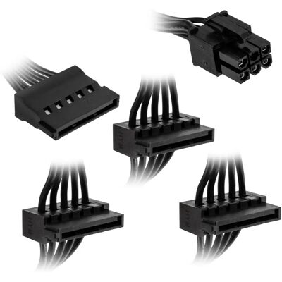 Kolink Modular SATA Power Cable - Reliable, 500mm Kolink Modular SATA Power Cable - Reliable, 500mm