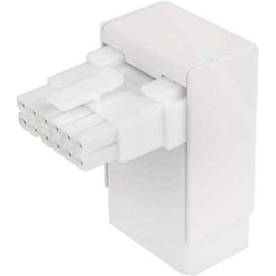Biały 90° adapter 12V-2x6 16-pin - Typ 2 - Złącze zasilania GPU Biały 90° adapter 12V-2x6 16-pin - Typ 2 - Złącze zasilania GPU