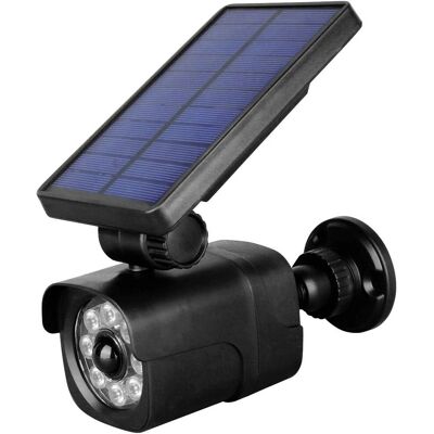 Entac Solarbetriebene Wandlampe Fake Kamera - Sicherheit Entac Solarbetriebene Wandlampe Fake Kamera - Sicherheit