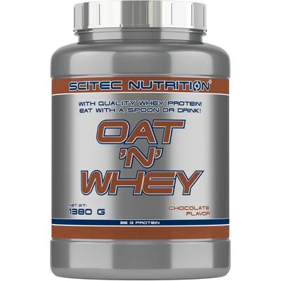 Scitec Nutrition Oat'n'Whey Chocolate 1380 g - Bebida de proteína Scitec Nutrition Oat'n'Whey Chocolate 1380 g - Bebida de proteína
